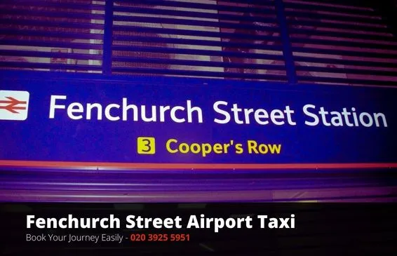 Fenchurch Street taxi