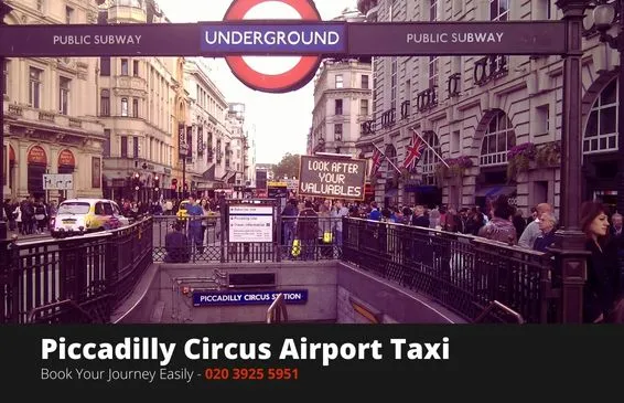 Piccadilly Circus taxi